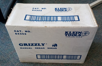 #ad Klein Tools Grizzly Manual Rebar Cutter Complete Set 64302K $220.00