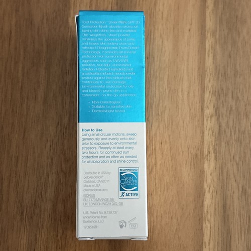 Colorescience Sunforgettable Total Protection Sheer Matte Sunscreen SPF 30 0.15 - Picture 4 of 14