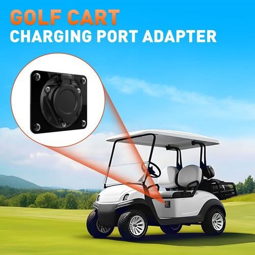 Golf Cart Charging AC Port Adapter 3 Holes, 110V AC 36V For Noco GCP1 EZGO TX - Picture 7 of 8