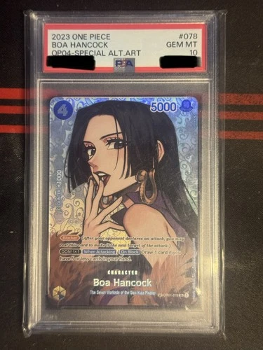 One Piece Boa Hancock SP Alt Art OP01-078 Kingdoms of Intrigue PSA 10 | ENGLISH
