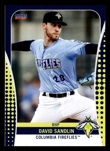 David Sandlin 2023 Choice Columbia Fireflies #11 Columbia Fireflies