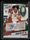 2021 Panini Chronicles Draft Picks #PBJPJ John Petty Jr. Prestige Sign