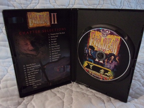 THE EVIL DEAD 1 & 2 II DVD LOT THX DTS 80'S HORROR GORE BRUCE CAMPBELL SAM RAIMI - Picture 12 of 12