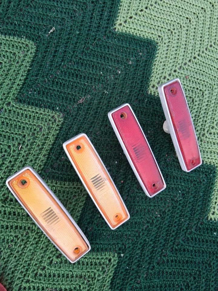  Dodge B100 200 300 1971-1977 Sportsman Tradesman Van Juego de luces de señalización laterales   Foto 3 de 4