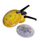 Vintage Presto Deluxe Pressure Cooker Harvest Gold Red Design MCM