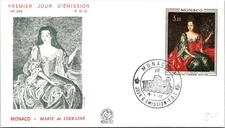 Monaco FDC 1984 SC #814 Marie De Lorraine - J21233