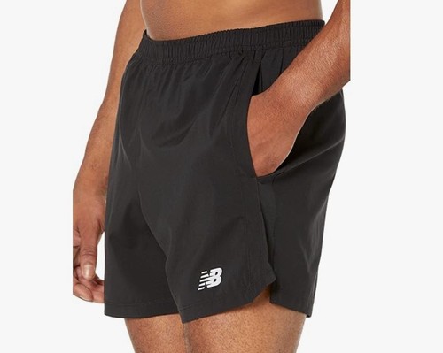 NWT New Balance Men's Accelerate Hybrid 5 Inch Short Black Reflective Size 5XL - Picture 4 of 13