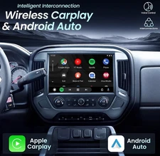 4+64G Stereo for 14-18 Chevy Silverado GMC Sierra 1500 2500 3500 carplay Radio