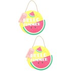 2pcs Türschild Pendell