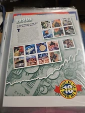 US- CELEBRATE THE CENTURY 1900-1990. Complete 10 Mint Sheet Set # 3182-3191