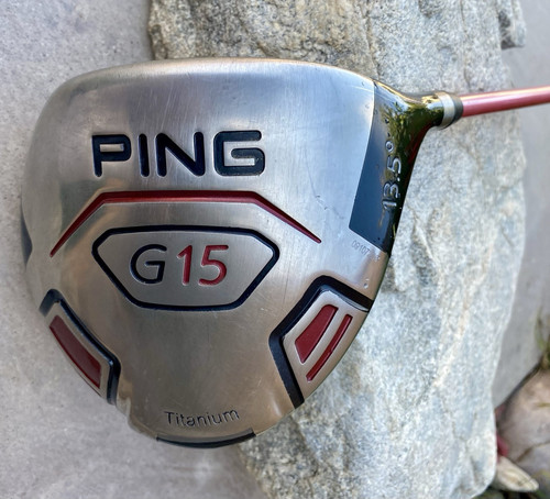 Ping G15 Titanium 13.5° Driver Soft Ladies Flex Sonartec NV 45g Graphite Shaft - Picture 1 of 8