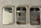 Lot of (3) RMC 1oz Silver Bars