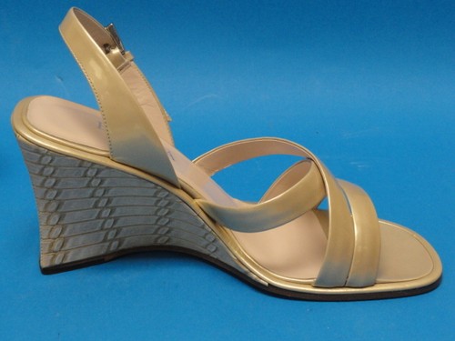 ESCADA DESIGNER WEDGE SANDALS SHOES *Style 6117-772* S 7.5 - Picture 20 of 23