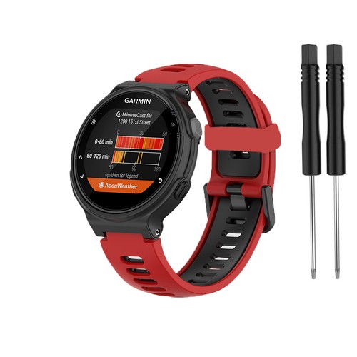 Silikon Uhrenarmband Armband mit Werkzeug für Garmin Forerunner 220 230 235 620 630 735XT - Bild 14 von 14