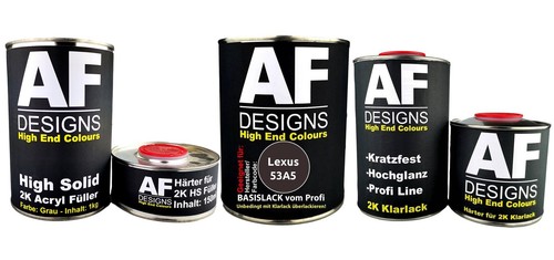 PER LEXUS 53A5 Dark Red vernice auto primer vernice trasparente set 3,7 L - Foto 1 di 10