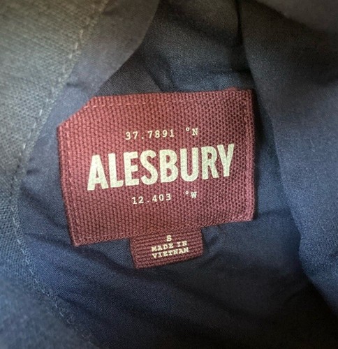 Alesbury Linen Work Wear Double Side Grey & Black Jacket Men’s Size S - Picture 9 of 9