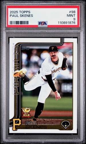 2025 Topps Series 1 Paul Skenes ALL-STAR ROOKIE CUP #98, Pirates, PSA 9