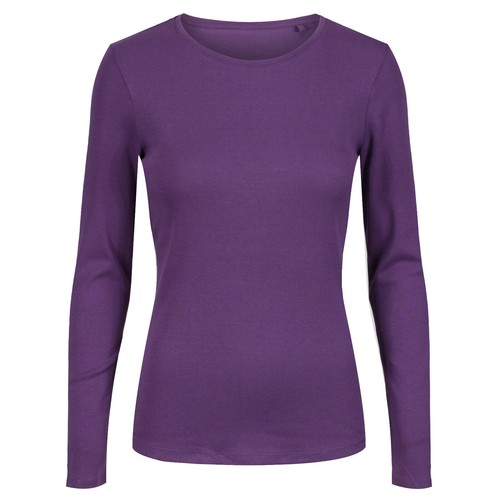 Plus Size T-Shirt Tee New Womens Pure Cotton Long Sleeve Top Ex Famous Store - Picture 21 of 26
