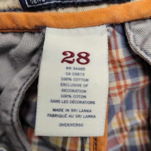 American Eagle Outfitters Herren Größe 28 x 10 AE kariert orange Chino Preppy Shorts - Bild 11 von 11