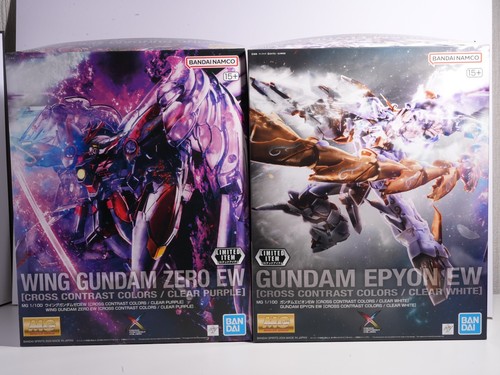 Nuevo MG 1/100 Wing Gundam Zero EW y Gundam Epyon CONJUNTO DE COLORES CONTRASTE CRUZADO - Imagen 1 de 5