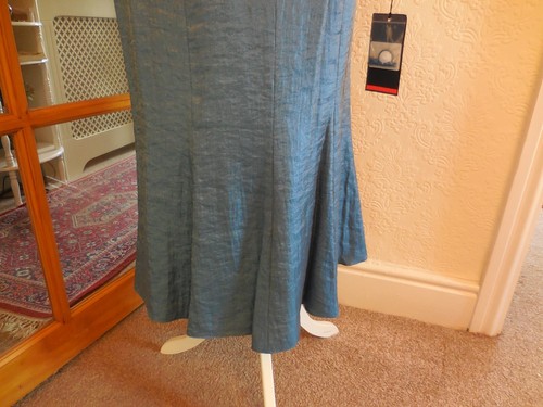 FRANK USHER 3 PIECE SPECIAL OCCASION SUIT SIZE 12 UK MIDNIGHT BLUE - Picture 24 of 24