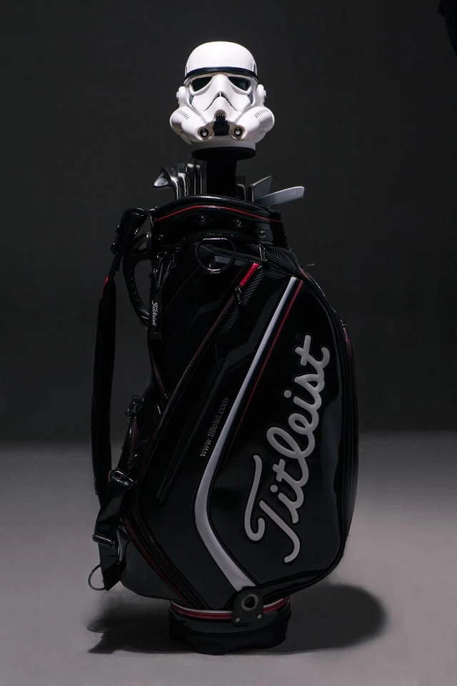 Cubierta de cabeza de golf hecha a medida pintada a mano Star Wars ANH Stormtrooper Foto 2 de 4