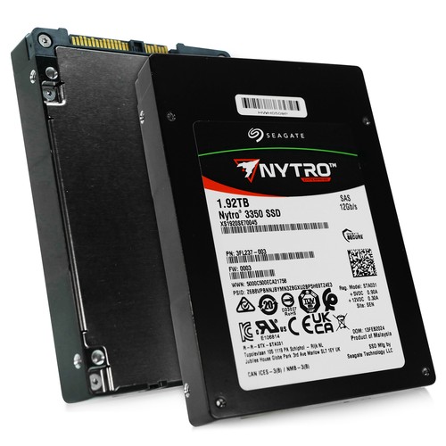 Seagate Nytro 3350 XS1920SE70045 1.92TB ~2TB 1 DWPD SAS 12Gb/s 3D TLC 2.5in SSD - Picture 1 of 8