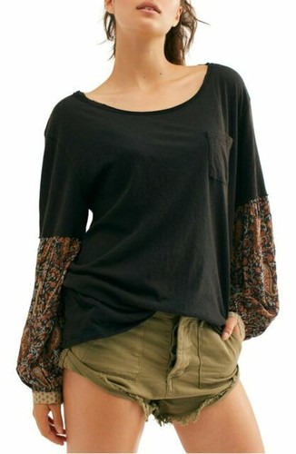 We the Free Free People Jade Paisley L/S Top Gr. S Neu mit Etikett - Bild 1 von 4