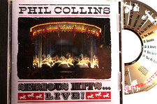 PHIL COLLINS "SERIOUS HITS LIVE" (CD 1990) VG Fair Con'd - Ships Free