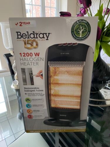 CALENTADOR HALÓGENO BELDRAY 1200 VATIOS NUEVO 2 AÑOS DE GARANTÍA FRANQUEO RÁPIDO - Imagen 5 de 12