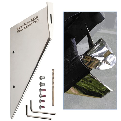27151 Skeg Guard Safe-Skeg Protector for Mercury Suzuki Yamaha 150-175 200 300HP - Foto 1 di 9