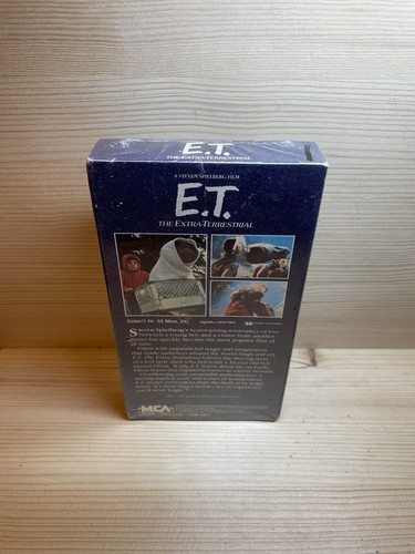 E.T. The Extra Terrestrial VHS Black Green Cassette MCA *SEALED NEW* - Picture 7 of 13