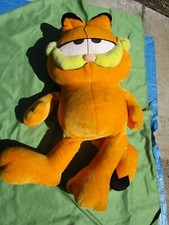 Rare Vintage GARFIELD Plush Jumbo Cat PLAY-BY-PLAY 42" Plush "Official"