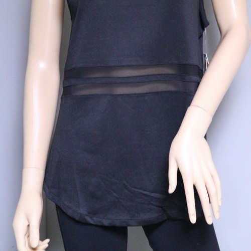 C&C CALIFORNIA WOMEN'S ACTIVE WEAR TANK MESH DETAIL CHOOSE SIZE COLOR ROUND HEM - Picture 6 of 14