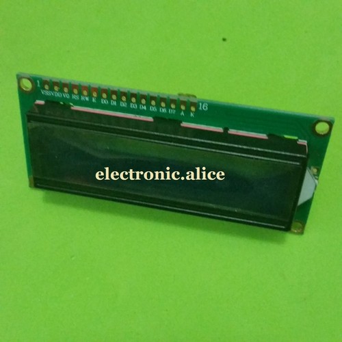 1 Stck. 1602 16x2 HD44780 Zeichen LCD Display Modul LCM blau schwarzlicht - Bild 3 von 4