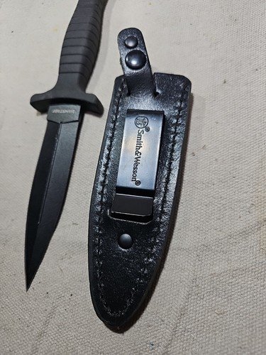 Smith & Wesson SWHRT9B 9in High Carbon S.S. Fixed Blade Knife + Sheath (E2) - Picture 3 of 6