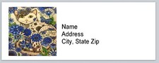 Personalized Address Labels Cat Art  (bx 583)