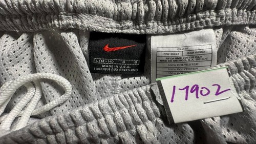Nike youth L 12/14 vintage USA made elastic waist drawstring mesh loose solid US - Picture 4 of 6