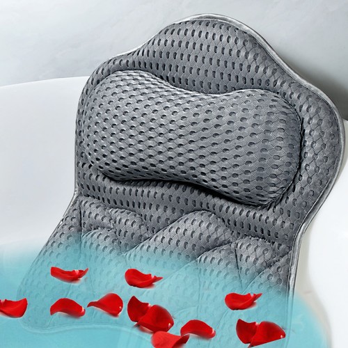 Badewannenkissen Badekissen Nacken- und Rückenkissen mit 3D-AirMesh-Textil - Bild 8 von 14