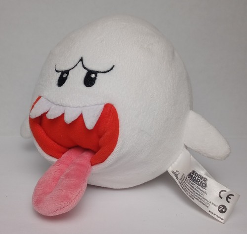 Ghost Boo All Star Plush 4 1/2" Super Mario Bros 2017 Little Buddy - Picture 3 of 9