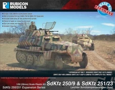 Rubicon German SdKfz 250/251 Expansion Set - SdKfz 250/9 & 251/23 Bolt Action