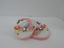 Build A Bear  Flower Adorned Flip Flop Sandals