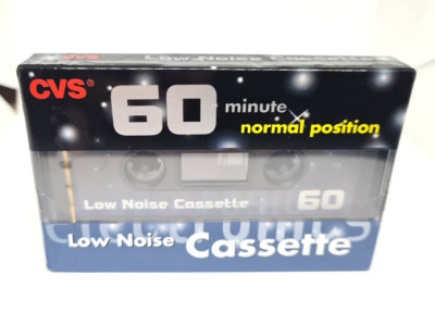 CVS 60 leere Audiokassette Band (versiegelt) Neu aus altem Lagerbestand! Neu