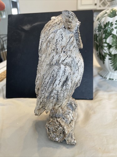 Glitzernde Schneeeule Figur Winter Weihnachtsdeko 8,25 Zoll - Bild 4 von 5