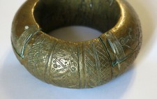 BRACELET BRONZE ESCLAVE, beau bracelet en bronze, bracelet d'esclave, africain .