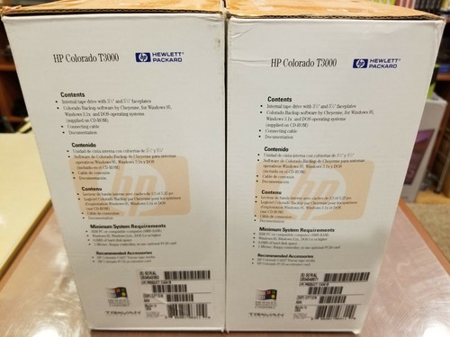 Lecteur de bande IDE HP Colorado T3000 1,6/3,2 Go interne Travan ! BOITE DE DÉTAIL NEUVE ! - Photo 4/4