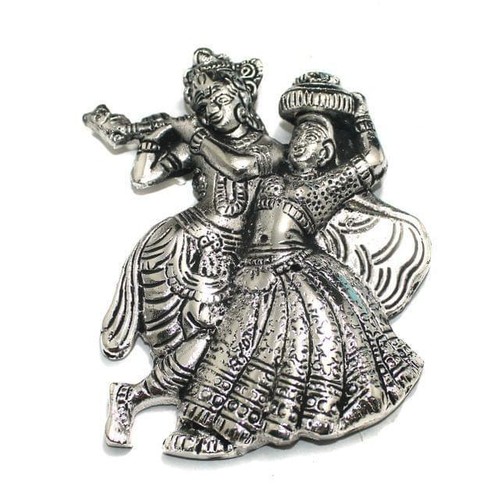 Colgante de plata alemán Lord Radha Krishana de 1 pieza - Imagen 8 de 8