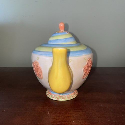 Oneida Kitchen Country Bouquet Dipinto a Mano Mini Teiera da Collezione - Foto 4 di 6