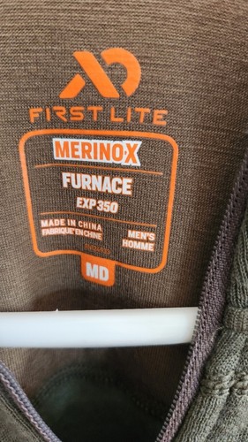 First Lite Conifer Furnace Quarter Zip-Mens Medium - Picture 3 of 3