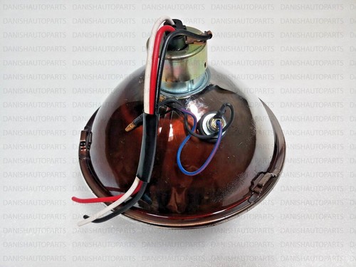 7'' LUCAS TYPE BEAM UNIT WITH RIM BULB & HOLDER CURVED GLASS - Picture 3 of 5